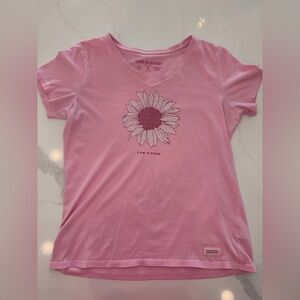 Life Is Good Crusher V-Neck Graphic T-Shirt – Sunflower